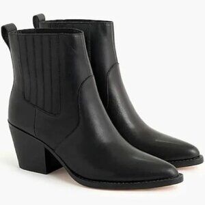 J.Crew Black Chelsea Western Boots in Leather - Size 7